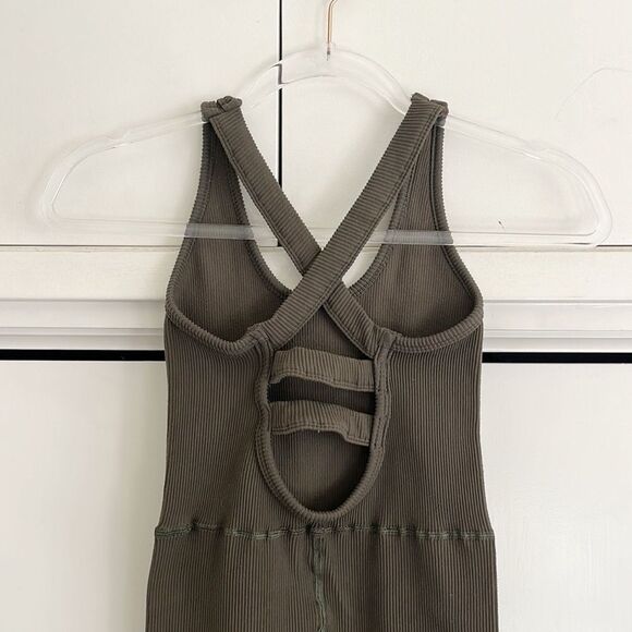 Free People Olive Jumpsuit - Picture 11 of 15